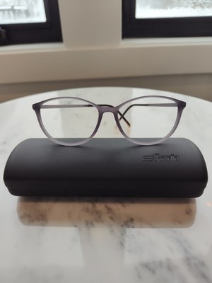 Silhouette Eyeglass Frame SPX1604 Col.4030(Soft Sloe) Size 52x14/130.