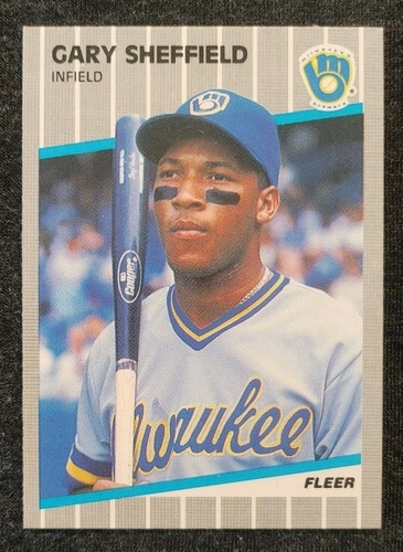 1989 Fleer (Set Break) #196 Gary Sheffield (RC)