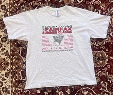 VTG 1994 Adidas Goodman Fairfax Summer Classic Basketball T-Shirt Made in USA XL