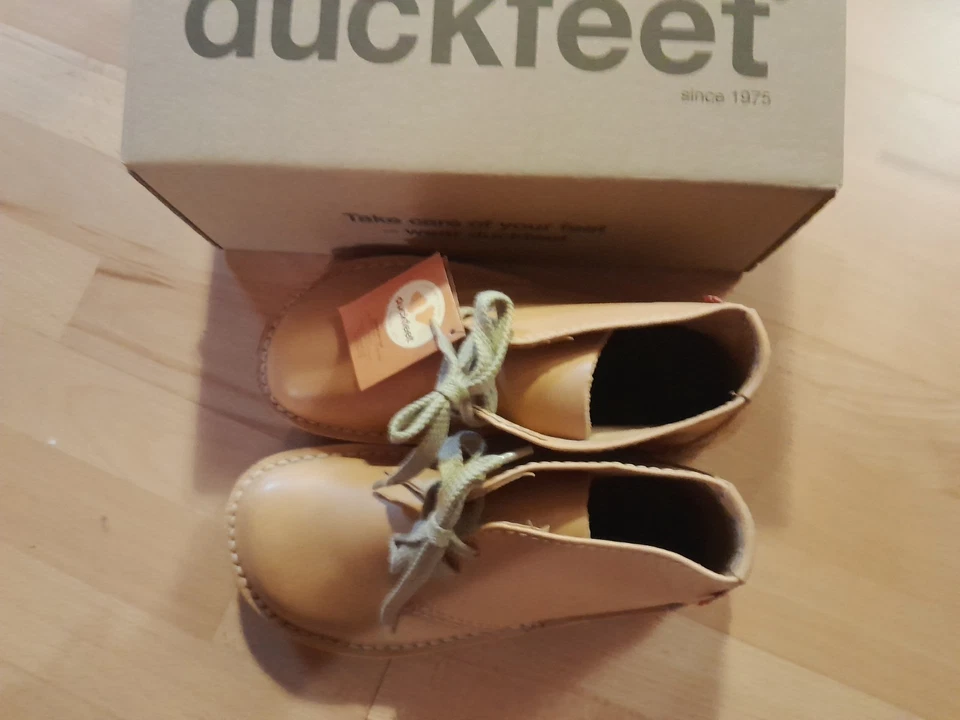 DUCKFEET Stiefeletten, Gr. 40, Sjalland, Echt Leder, Bio Natur Braun. Neu m. K. - Bild 2 von 4