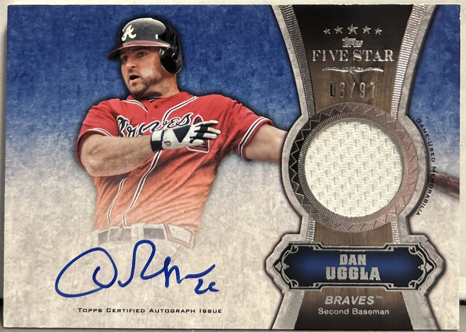 Dan Uggla trading card