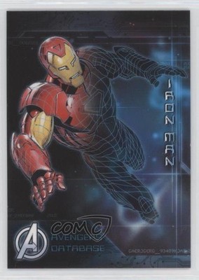 2015 Upper Deck Marvel Avengers: Age of Ultron Avengers' Database Iron Man b8c