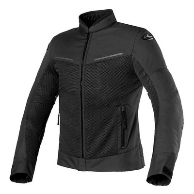 Damen Motorradjacke Sommer kurz Clover Tropica Lady Black 1799-N/N