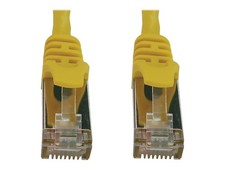 Tripp Lite N262S03YW 3ft Cat6a 10G Snagless Shielded Ethernet Cable Yellow