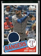 2020 Topps #85TR-JG Joey Gallo 1985 35th Anniversary Relics