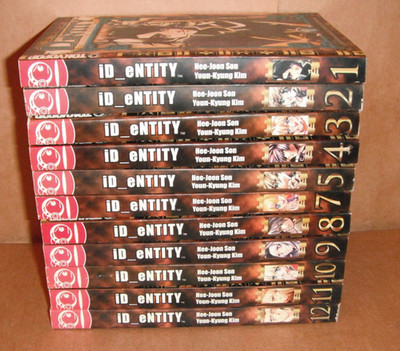 iD_eNTITY Vol. 1,2,3,4,5,7,8,9,10,11,12 Manga Set English