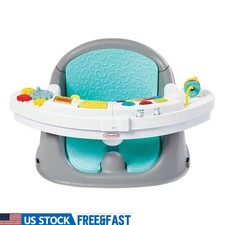 3-in-1 Baby Discovery Seat  Booster W/ Music Lights Interactive Play Activities
