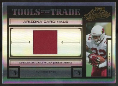 2004 Playoff Absolute Memorabilia Emmitt Smith Tools Of The Trade Patch Holo /25