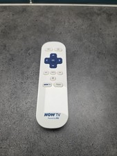 Now TV White Remote Control Black Genuine Tested Works