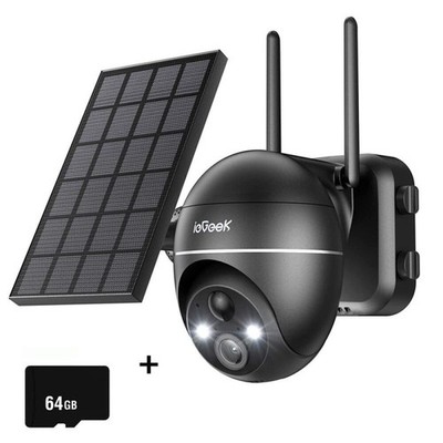 ieGeek 5MP WiFi Überwachungskamera Außen 9m PIR Bewegungssensor  2.4G WIFI IP65