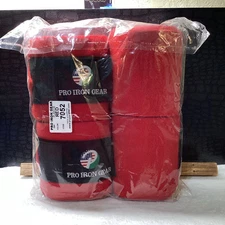PRO IRON GEAR HORSE FLEECE BANDAGES/STABLE WRAPS EQUESTRIAN LEG WRAPS SET OF 4