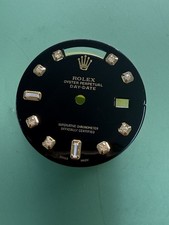 Black Diamond set Rolex Day Date Dial