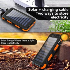 2026 Super 1000000mAh USB Portable Charger Solar Power Bank For Cell Phone