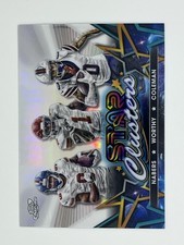 2024 Topps Cosmic Chrome Star Clusters Xavier Worthy, Keon Coleman, Malik Nabers
