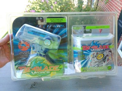 Vintage 2003 Beyblade V-Force Hasbro Duotron Master Driger V2 Double Pack SEALED