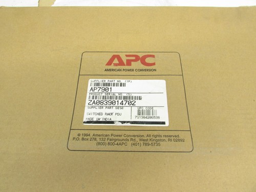 APC AP7901 120V PDU Switched Power Distribution Panel - Black - 第 2/2 張圖片