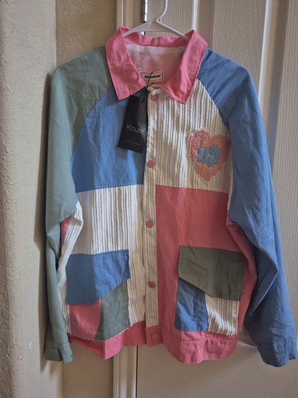 KCLOT STREETWEAR (Jiechaofang)  Button FRONT JACKET NWT