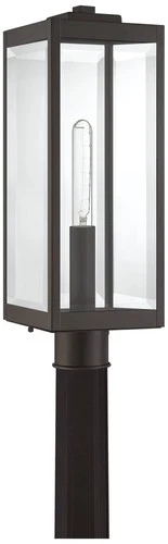 Quoizel Westover 20 1/2" High Bronze Outdoor Post Light - Picture 2 of 5