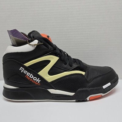 Reebok Pump Omni Lite Dee Brown Size 10 Black White Orange
