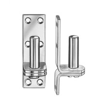 Aufschraubkloben, Kloben, Haken, Plattenhaken, Torkloben, Türhaken, Gartentor