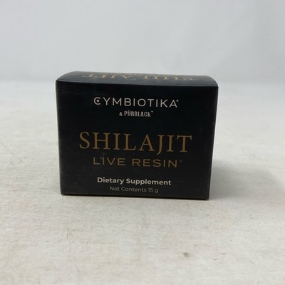 Cymbiotika Shilajit Live Resin Black Gold 15g Jar