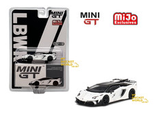 1:64 Mini GT #467 LB-Silhouette WORKS Lamborghini Aventador GT EVO White