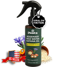 Rosemary Water Hair Growth Spray with Rice Water, Biotin, Batana Oil, 5 oz
