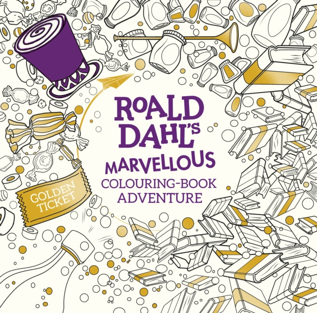 Roald Dahl's Marvellous Colouring-Book Adventure by Roald Dahl (Paperback Book)