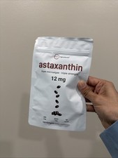 Micro Ingredients Astaxanthin 12mg, 120 Softgels, 4 Month Supply  Premium Astax