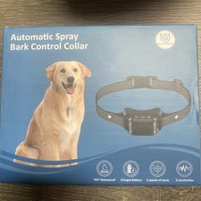 Automatic Spray Bark Control Collar, Waterproof, Rechargeable, S/M/L Dogs