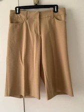 NWT Women's Karen Kane Springtime Katharine Khaki Shorts Size 4 Retails 88