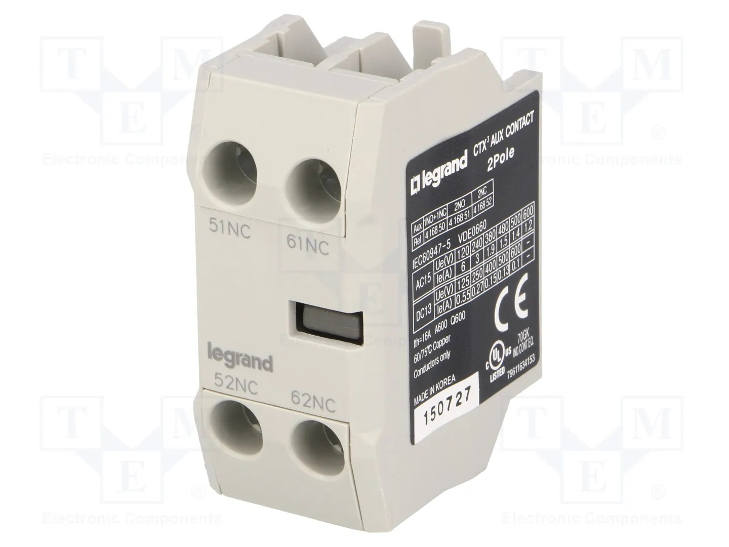4 pcs LEGRAND 416852 Auxiliary contacts