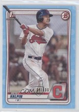 2020 Bowman Draft Sky Blue Border 68/499 Petey Halpin #BD-69 00q8