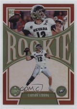 2022 Panini Legacy Rookies Premium Edition Ruby 26/50 Carson Strong #146 1b16
