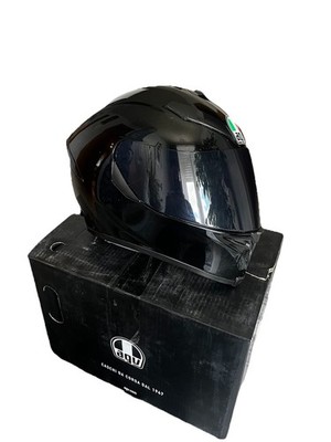 AGV K5 Motorrad Helm Gr. M L Integralhelm Visier wie Neu Schwarz