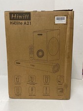 Hiwill Black Sound Bar with Dolby Atmos A21 System Punctures/Tear Box 