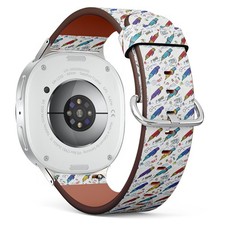 Fountain Pens Doodles Vegan Leather Watch Band 40/44/46mm 