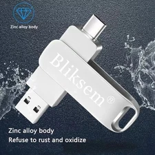 2in1 USB Flash Drive 32GB 64GB 128GB for TYPE-C PC High Speed USB Flash Drive