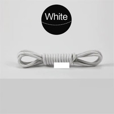 1Pair Waxed Cotton round Shoe Laces Coloured Leather Shoes Lace Waterproof Shoel