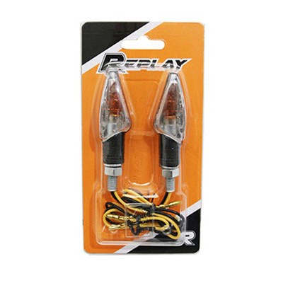 REPLAY UNIVERSAL BLINKER MINI LAMPENKAPPE ORANGE BAU9S BASE ABS
