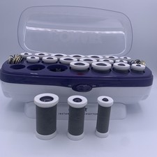 Conair Instant Heat Hair Setter CHV21 20 Velvet Flocked Hot Rollers ALL 20 Clips