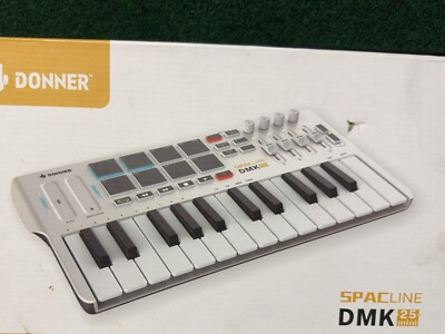 MIDIキーボード SPACLINE DMK-25 mini Donner White DMK-25 Spacline Mini MIDI Keyboard | eBay