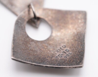 Vintage Mexico 925 Sterling Silver Earrings Marked TS-76 14.5g | eBay