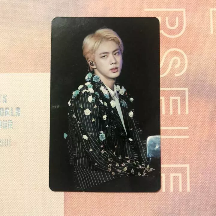 BTS JIN World Tour Love Yourself Seoul DVD Official Photo card PC Photocard