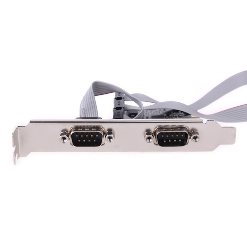 99100 Chipset PCIe 4 Port Serial Add on Card Multi RS232 DB9 COM Expansion Riser - Picture 5 of 8