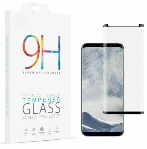 For Samsung Galaxy S8 S9 Plus S7 Edge Full Cover Tempered Glass Screen Protector - Picture 3 of 5