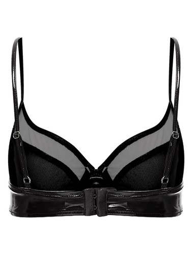 Damen Dessous 3/4 Cup Kostüm Übergröße Bügel Patchwork BH Dating Sexy - Bild 27 von 50