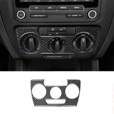 Carbon Fiber Climate Control Cover Trim For Volkswagen Jetta Sedan 2011-2014