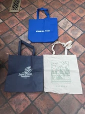 Three Reusable Light Weight Tote Bags