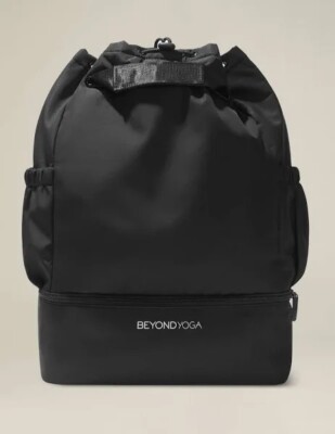 Beyond Yoga Black Zip-Front backpack TQ2263_black_1_abefed48-9b1c-  main image 4